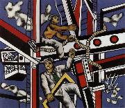 Fernard Leger Builder oil painting